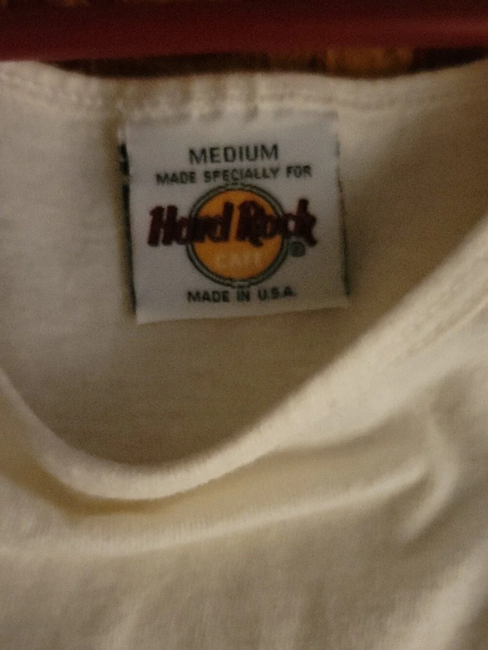 Hard Rock Cafe Baltimore Cream Tank with Small Logo